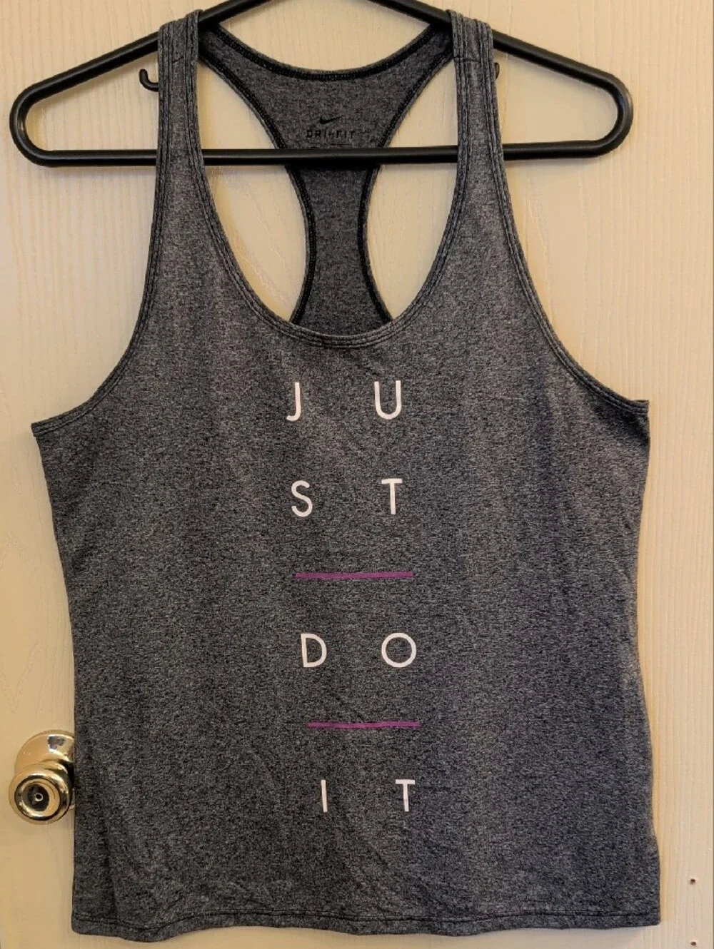 Nike Dri-FIT Racerback Tank Lot of 2 Women's M White Gray